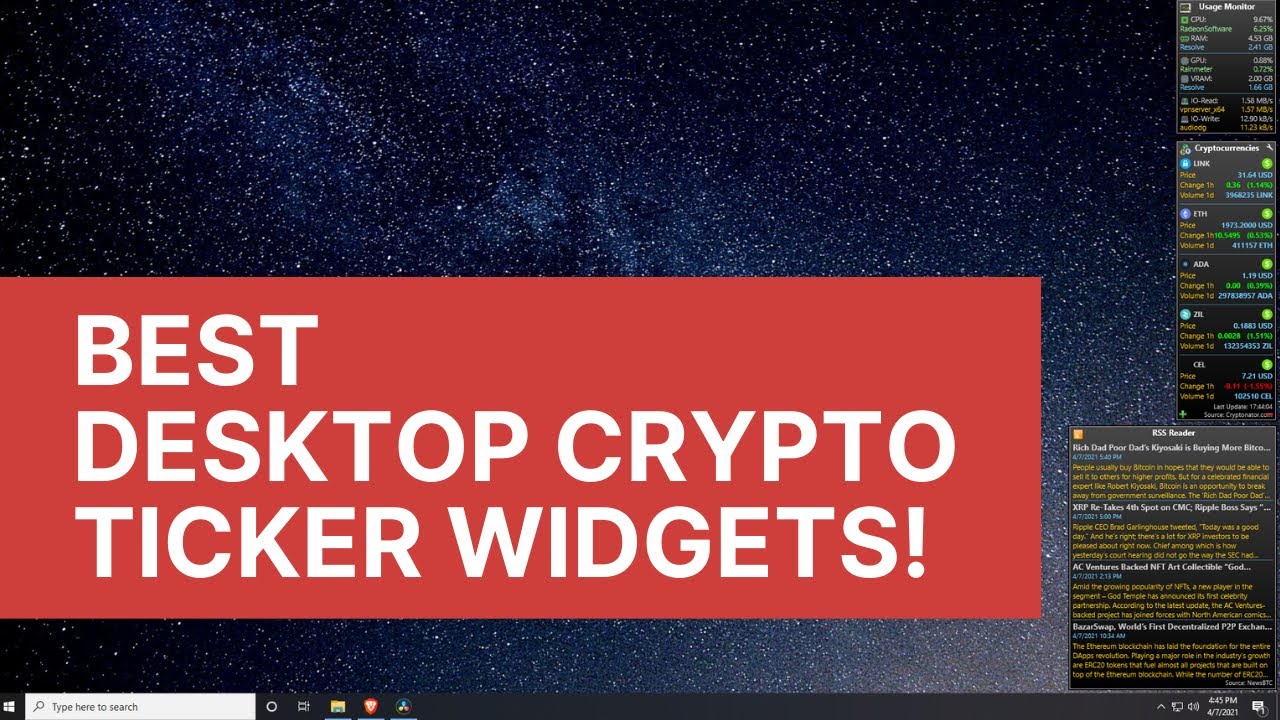 Ticker Widget | coinlog.fun