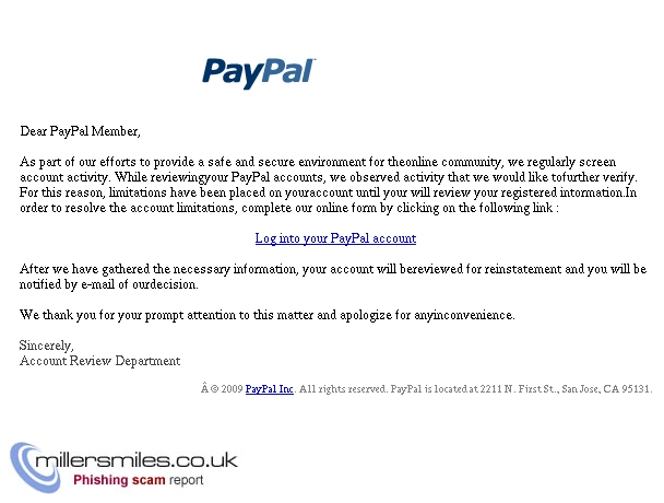 How do I spot a fake, fraudulent, or phishing PayPal email or website? | PayPal GB