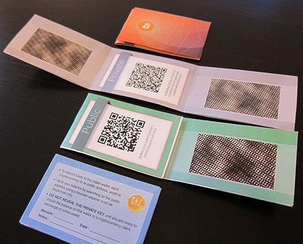 Paper wallet for Bitcoin