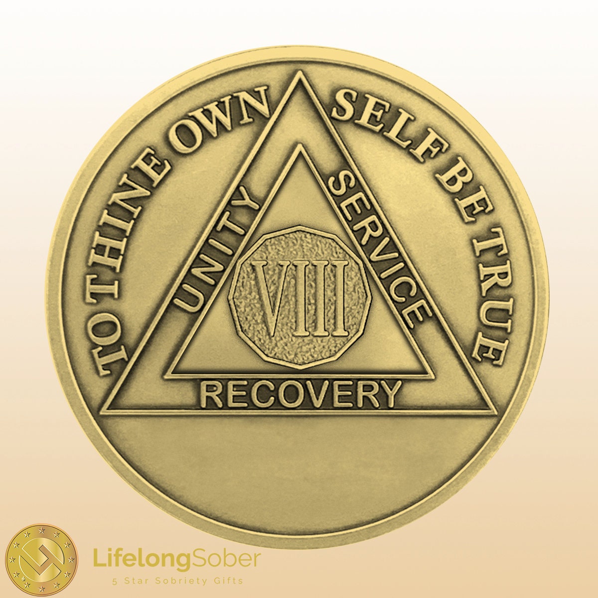 No Matter What Club AA Medallion 24hrsyrs Sobriety Chip W/ Gift Box — MY RECOVERY STORE