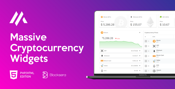 Cryptocurrency Widgets - Price Ticker & Coins List