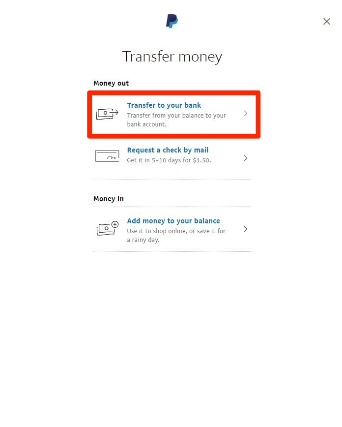 How do I withdraw money from my PayPal account? | PayPal GB