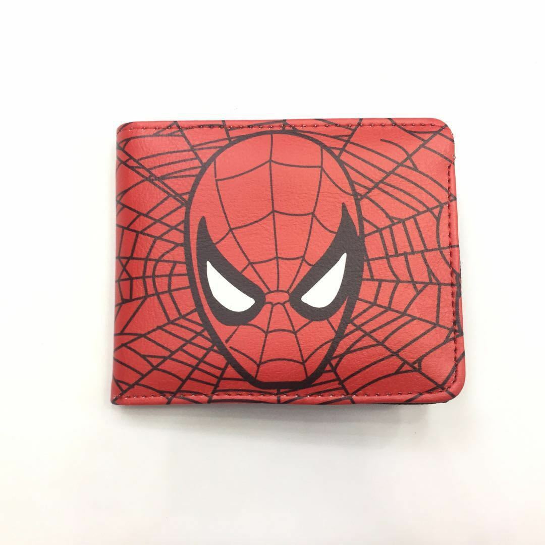 Marvel Spiderman Coin Purse Small Wallet Coin Pouch with Lanyard Dompet