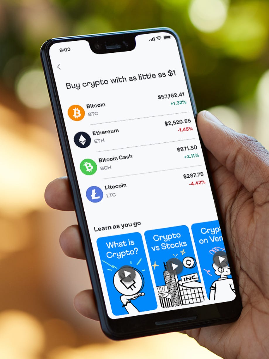 Venmo Adds Crypto Transfers - Finovate