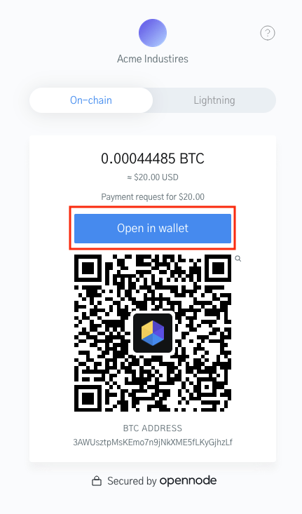 Crypto QR code generator - QRcode