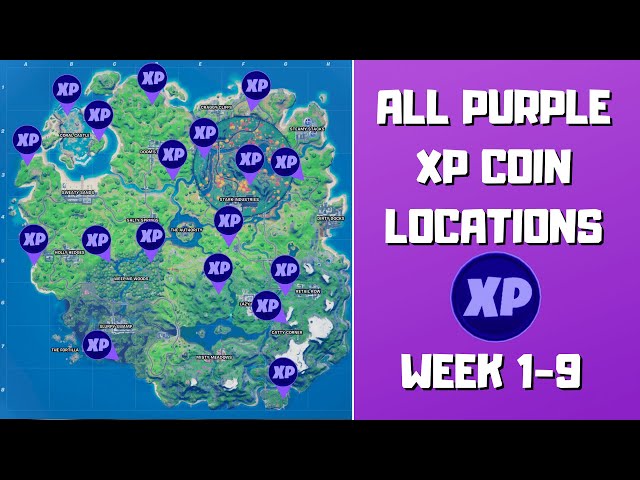 Where to find all of the Fortnite Chapter 2, season 4, week one XP coins - Dot Esports