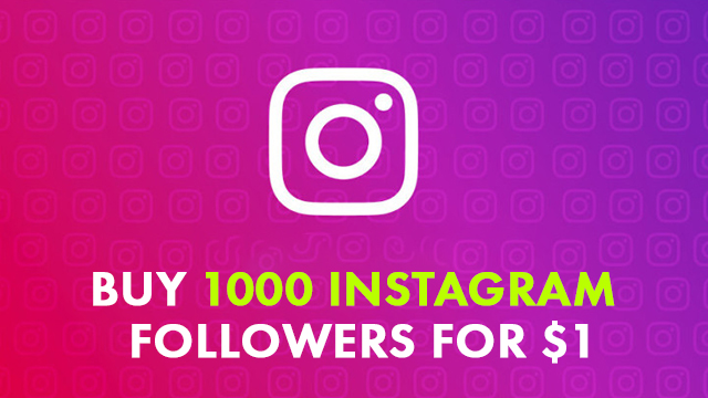 Buy Instagram Followers $1