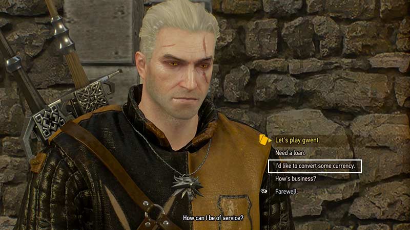 Where To Exchange Coins In Witcher 3 Wild Hunt - Gamer Tweak