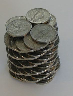 A Riser Coin Stack