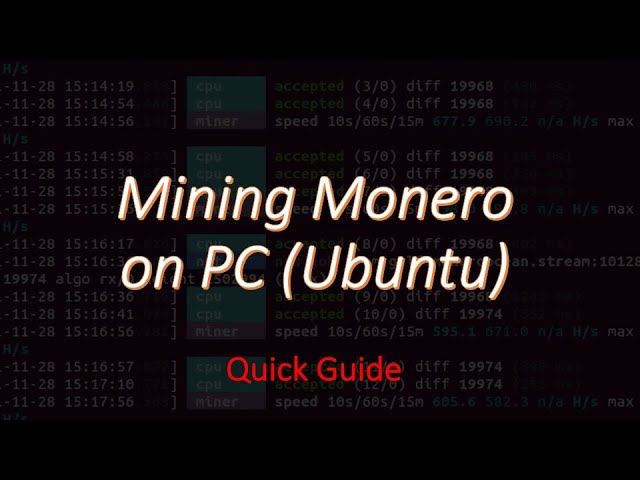 How to mine Monero on Windows or Linux (Fedora or Ubuntu)