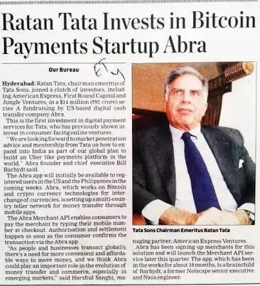 Ratan Tata is Clearly not a BTC Fan | Live Bitcoin News