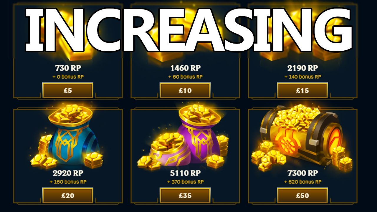 Buy League of Legends Riot Points Compare Prices