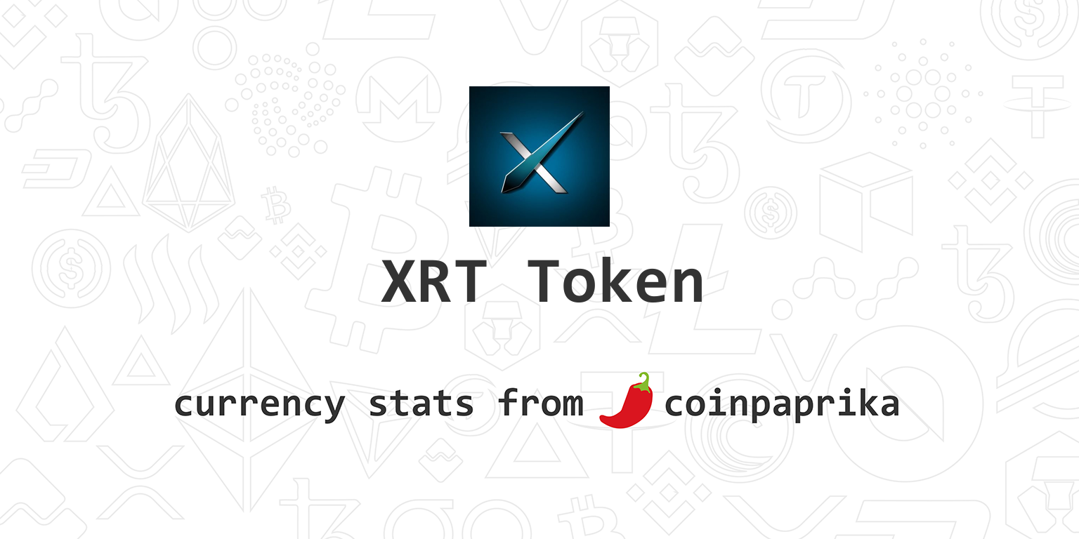 XRT Token Price Today - XRT Coin Price Chart & Crypto Market Cap