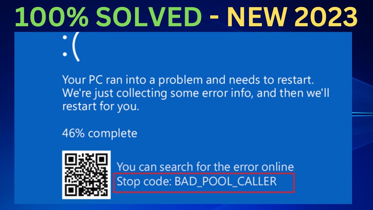 Bad Pool Caller on Windows 10, only gets BSOD when playing Overwatch | Tom's Hardware Forum