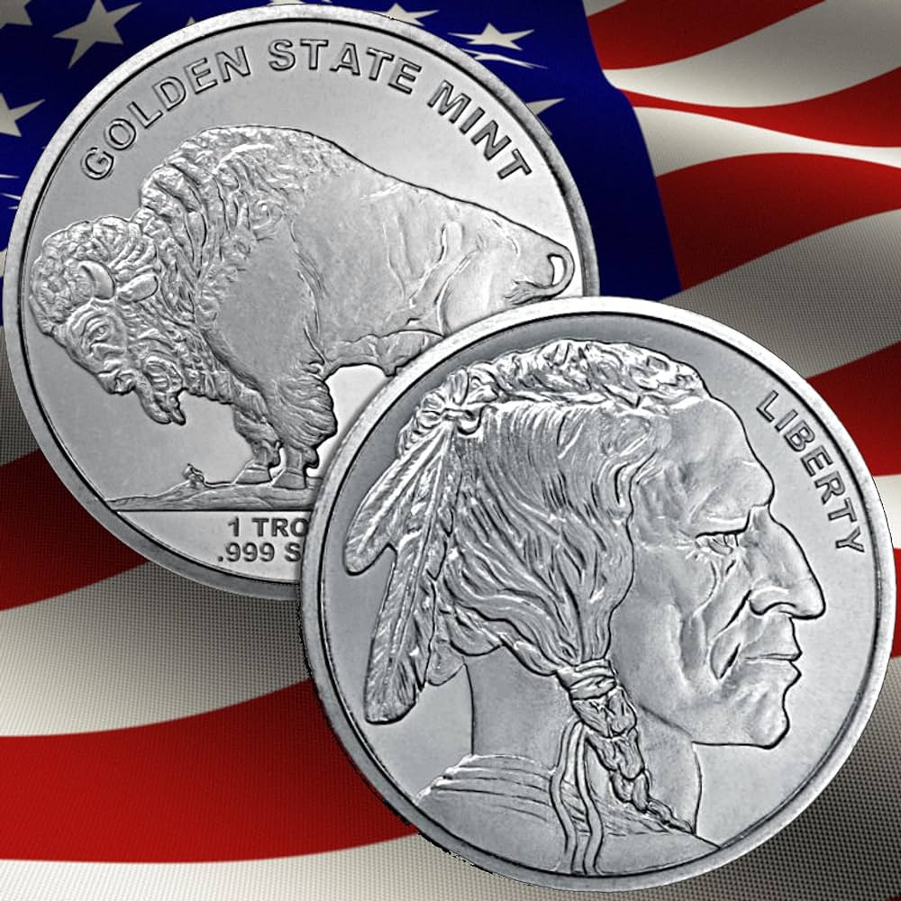 Compare prices of 1 oz Buffalo Silver Round from online dealers