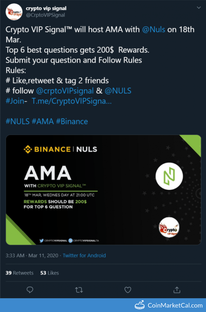 NULS Coin: what is NULS? Crypto token analysis and Overview | coinlog.fun