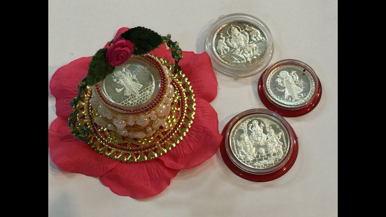 Silver Coin with Pink Ribbon Packing - Osasbazaar