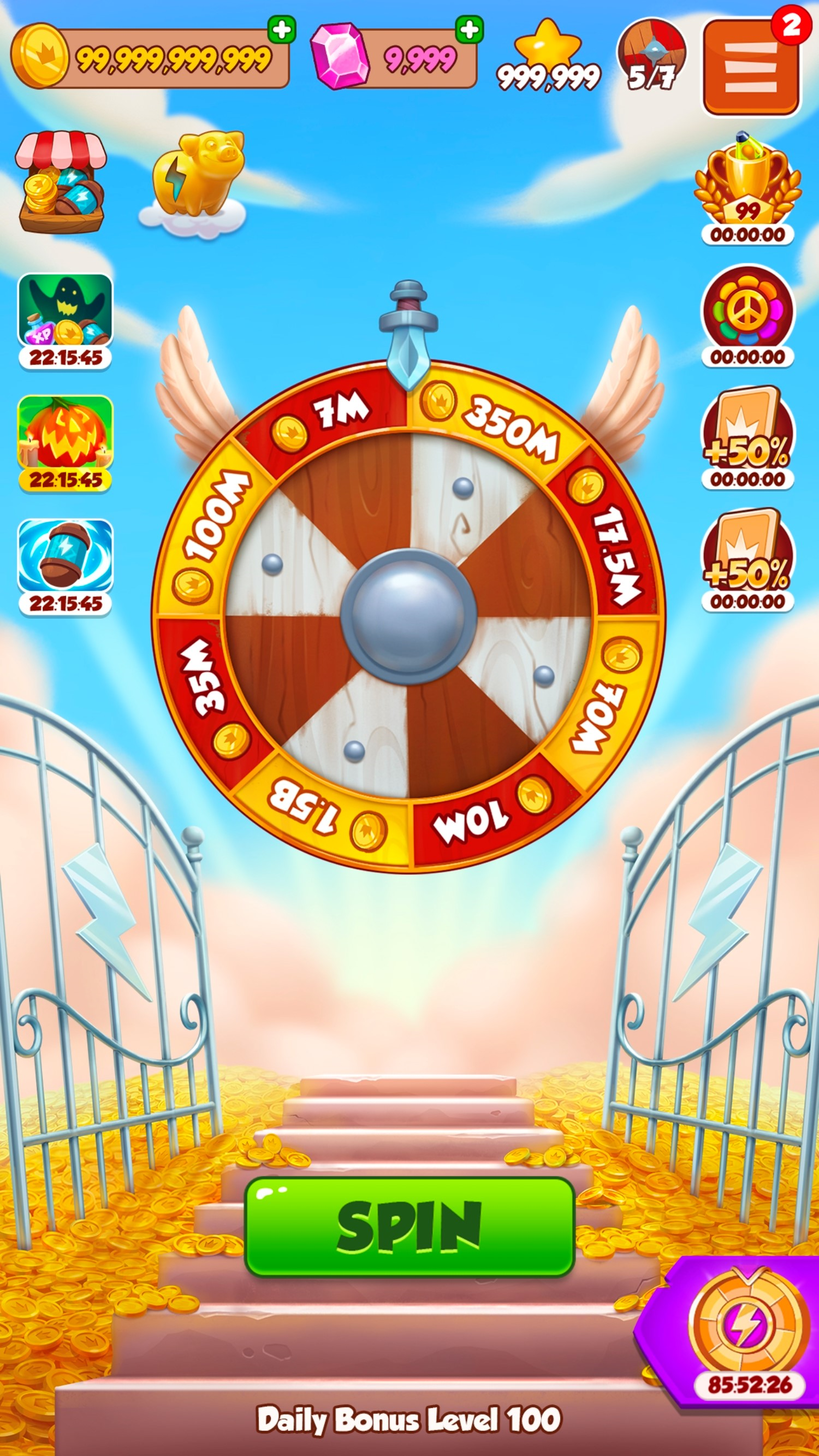 Bonus Wheel Complete | เกม, สล็อตแมชชีน, สปิน