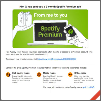 Gift a Premium Subscription to a distant friend - The Spotify Community