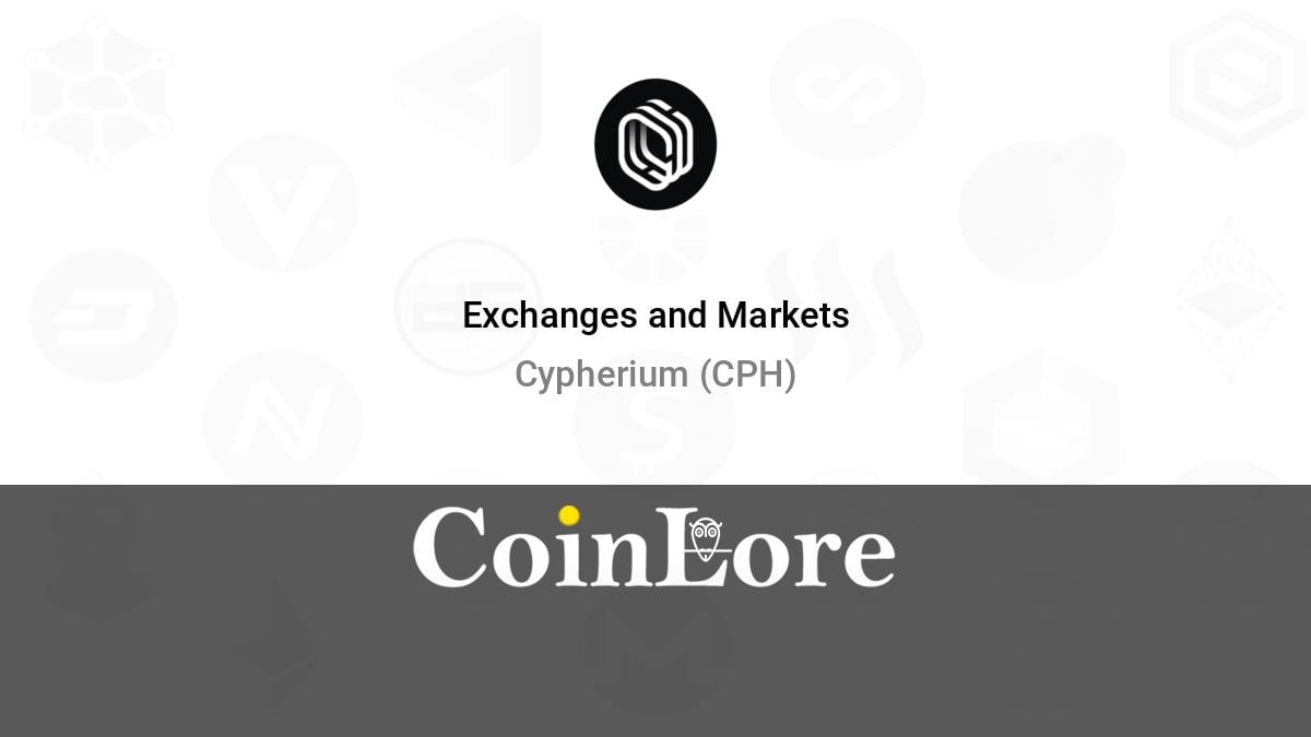 Cypherium Price Today Stock CPH/usd Value Chart