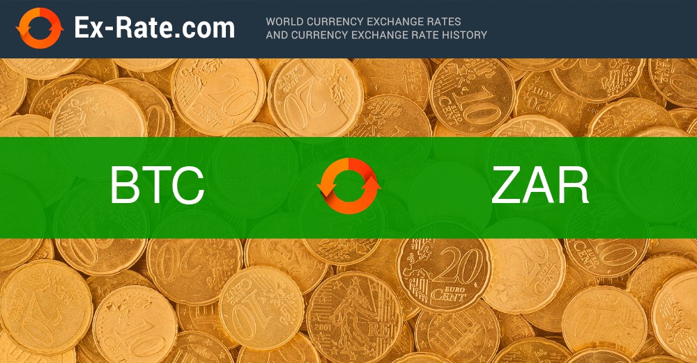 Currency convert bitcoin to south african rand (BTC - ZAR)