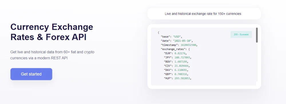 Foreign Exchange Rates API | Xignite