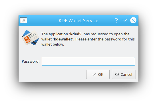 Kded5 asks for kdewallet password - Fedora Discussion