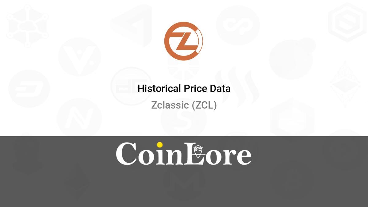 ZClassic price now, Live ZCL price, marketcap, chart, and info | CoinCarp