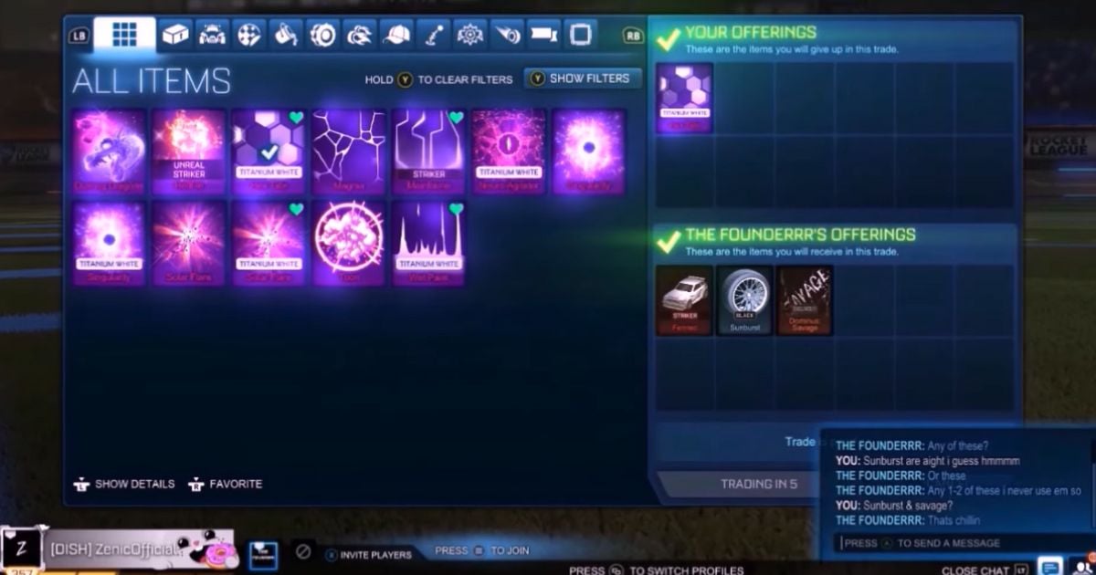 Get Rocket League Items for Free | RL Exchange