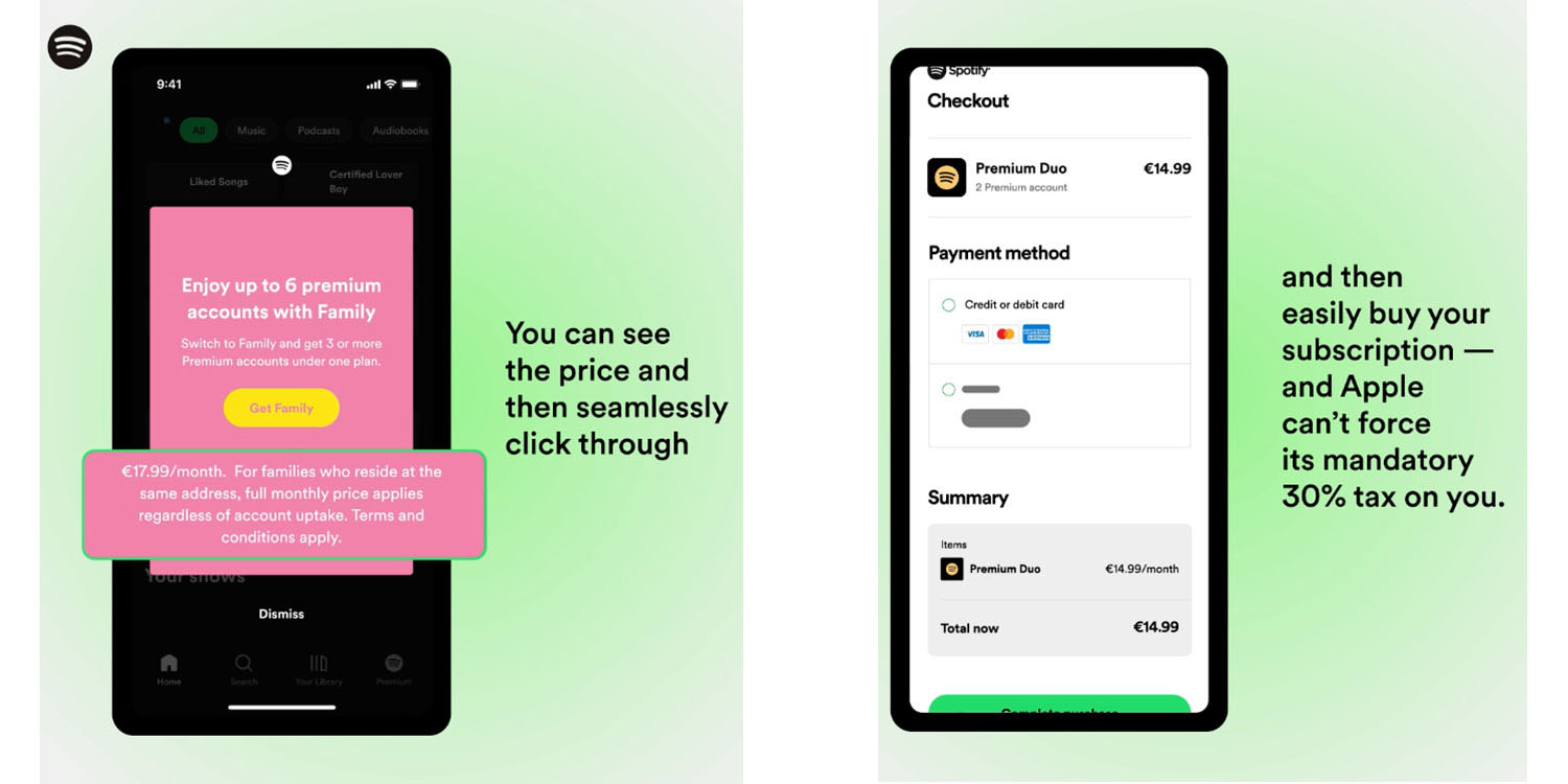 How to pay for Spotify Premium in the app - 9to5Mac