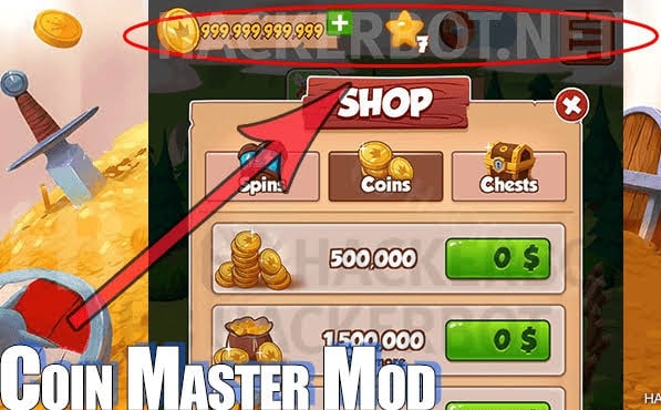 Coin Master V MOD APK (Unlimited Coins, Spins, Unlocked) - 5Play