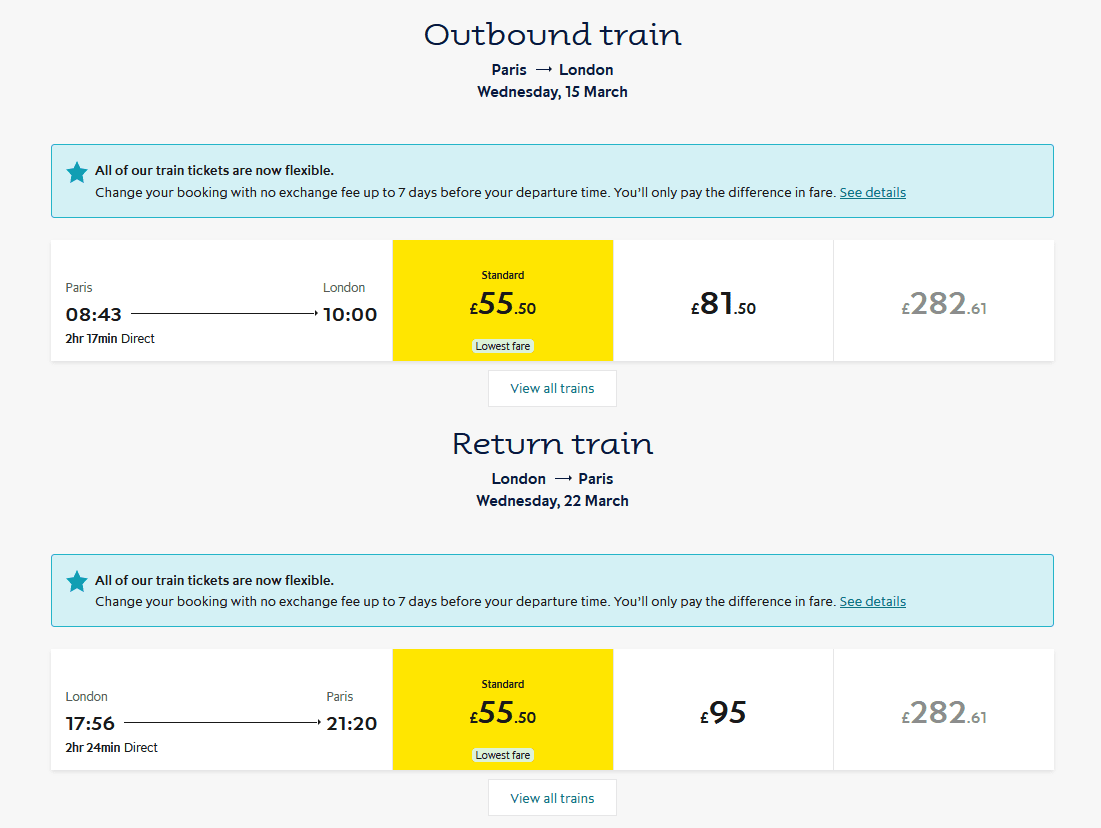 EUROSTAR RAIL Promo Code — Get $ Off in March 