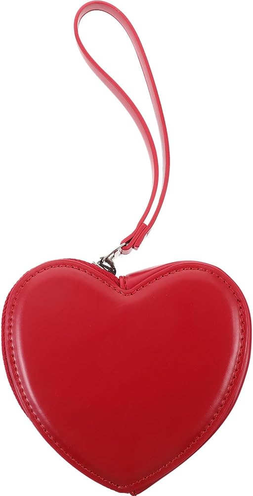 LOVE MOSCHINO Zip Around Heart Wallet Red [Woman] Elsa Boutique