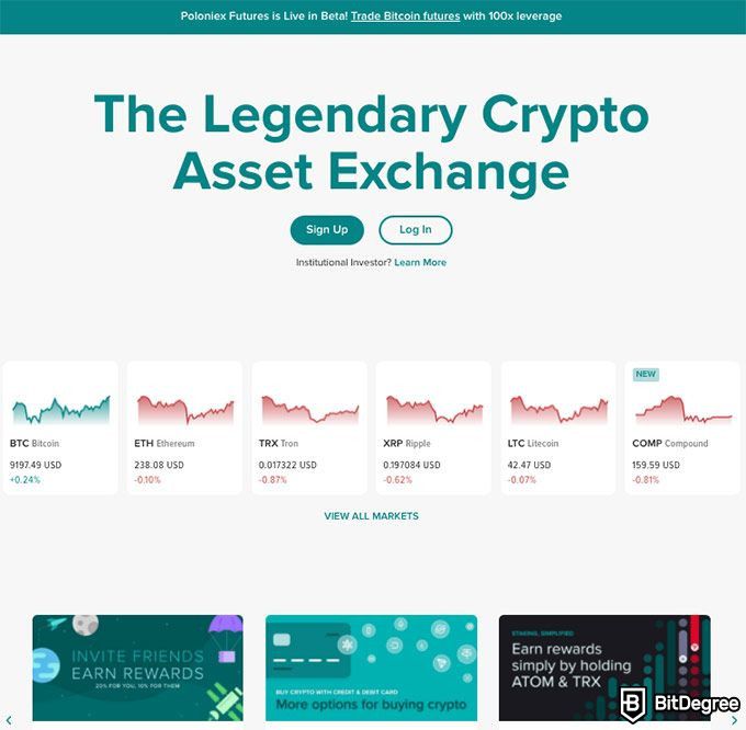 Poloniex - Crypto Exchange