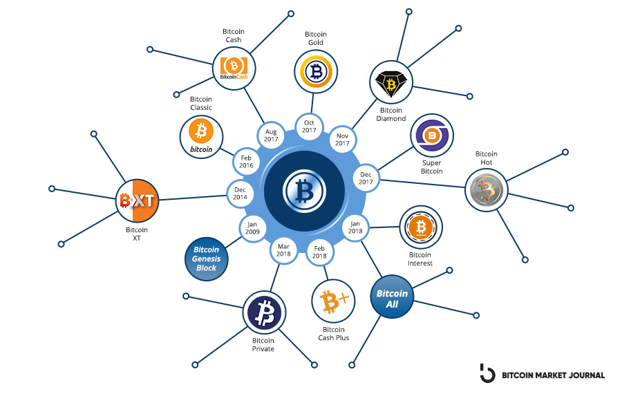 A History of Bitcoin Hard Forks