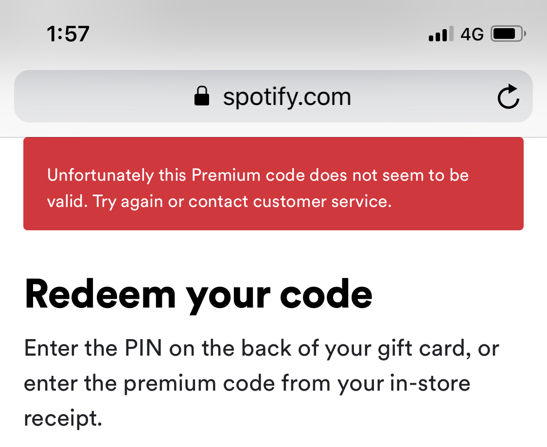 Why can't I redeem my Spotify reward? - Microsoft Community