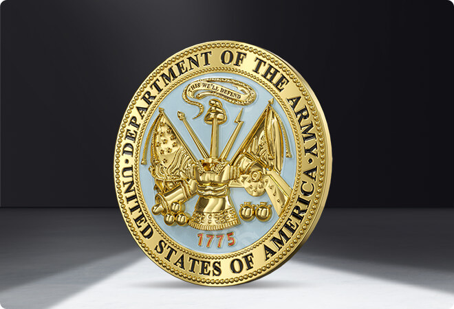 coinlog.fun: The Forge U.S. Army Soldier Military Challenge Coin- Army Gifts : Toys & Games