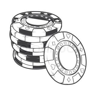 Casino chips drawing Vectors & Illustrations for Free Download | Freepik