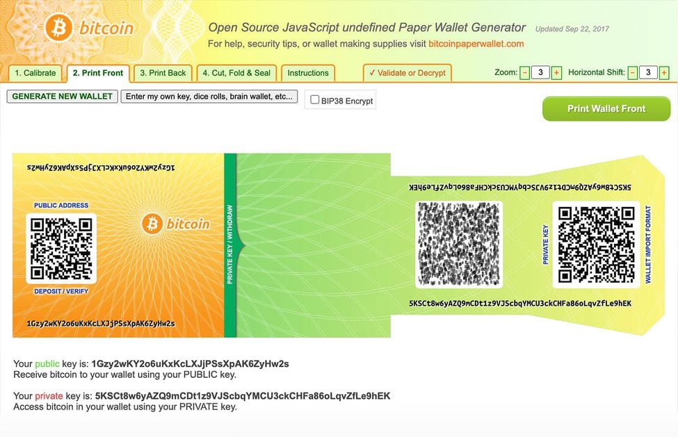 offline 'paper wallet' bitcoin address generator · GitHub