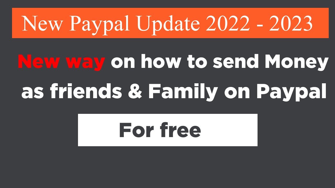 Why can I no longer send friends and family payments to Business accounts? | PayPal US