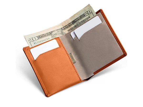 Gulliver Cash Coin Slot Small Bifold Wallet (RFID USA Wax Leather)