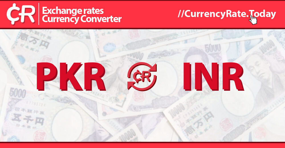 PKR INR Live Rate | Convert 1 Pakistani Rupees to Indian Rupees | IFCM India