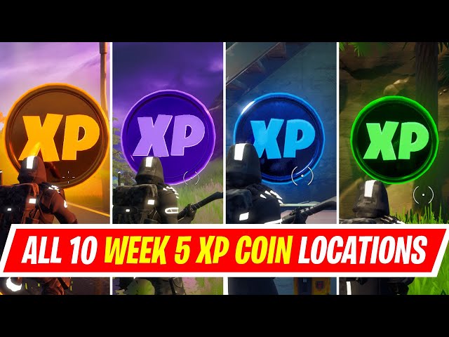 Where To Find All Fortnite Season 4 Week 2 XP Coins