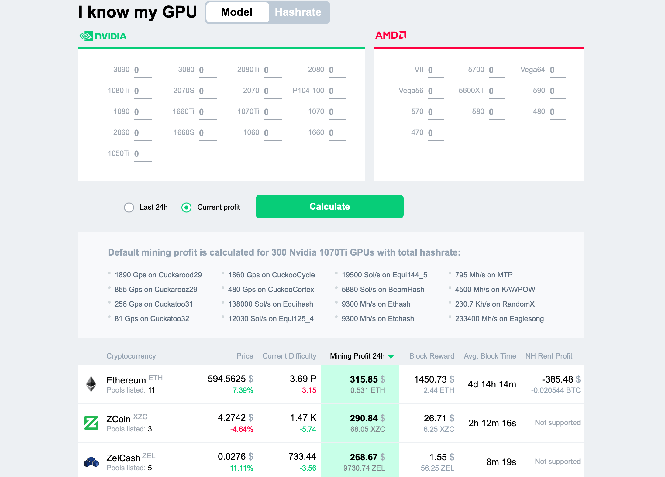 Mining Rig Builder and Profitability Calculator - ETH | OuterVision