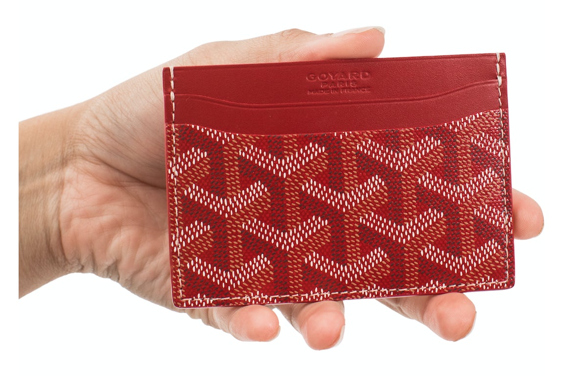 Goyard Saint Sulpice Red Card Holder - McKickz