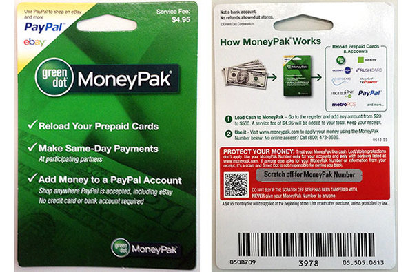 Which cards can I use with MoneyPak? | Green Dot