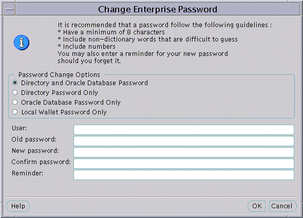 Manage Administrator and TDE Wallet Passwords