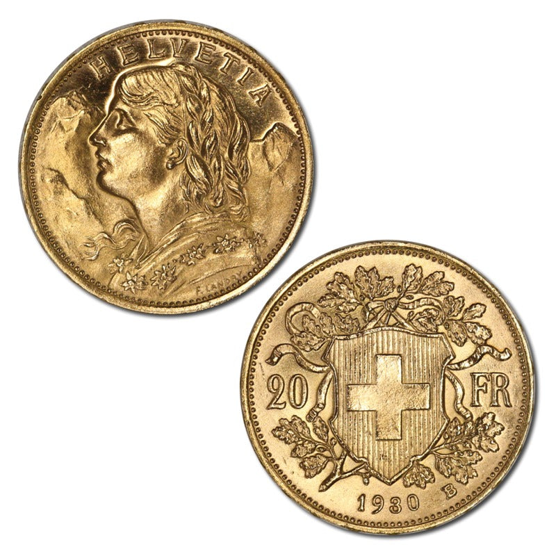 Gold 20 Francs Coin Switzerland | Chards - £