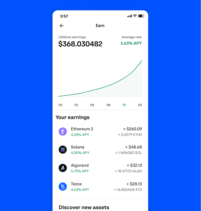 Coinbase: Latest Crypto Price and Staking Rewards & More | Bitcompare