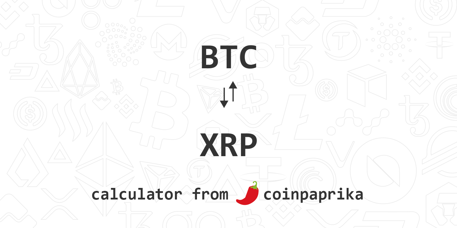 Ripple to Bitcoin Conversion | XRP to BTC Exchange Rate Calculator | Markets Insider